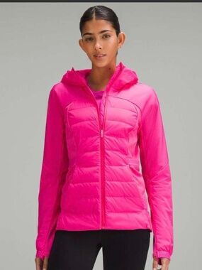 Lululemon Sonic Pink Down for it all jacket size 2